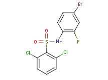 N-(4-bromo-2-fluorophenyl)-2,6-dichlorobenzenesulfonamide