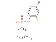 N-(4-bromo-2-fluorophenyl)-3-fluorobenzenesulfonamide