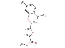 methyl 5-[(2-isopropyl-5-methylphenoxy)methyl]-2-furoate
