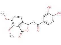 3-[2-(3,4-dihydroxyphenyl)-2-oxoethyl]-6,7-dimethoxy-2-benzofuran-1(3H)-one