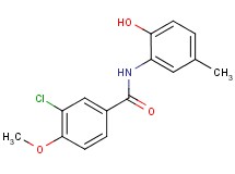 3-chloro-N-(2-hydroxy-5-methylphenyl)-4-methoxybenzamide