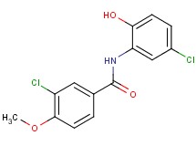 3-chloro-N-(5-chloro-2-hydroxyphenyl)-4-methoxybenzamide