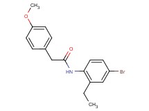 N-(4-bromo-2-ethylphenyl)-2-(4-methoxyphenyl)acetamide