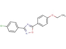 3-(4-chlorophenyl)-5-(4-ethoxyphenyl)-1,2,4-oxadiazole