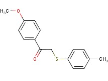 1-(4-methoxyphenyl)-2-[(4-methylphenyl)thio]ethanone
