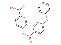 4-[(4-phenoxybenzoyl)amino]benzoic acid