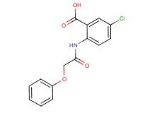 5-chloro-2-[(phenoxyacetyl)amino]benzoic acid