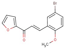 3-(5-bromo-2-methoxyphenyl)-1-(2-furyl)-2-propen-1-one
