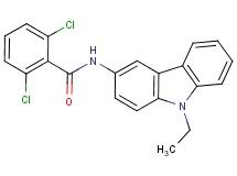 2,6-dichloro-N-(9-ethyl-9H-carbazol-3-yl)benzamide