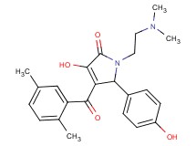 1-[2-(dimethylamino)ethyl]-4-(2,5-dimethylbenzoyl)-3-hydroxy-5-(4-hydroxyphenyl)-1,5-dihydro-2H-pyrrol-2-one