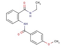 N-ethyl-2-[(4-methoxybenzoyl)amino]benzamide