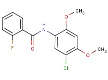 N-(5-chloro-2,4-dimethoxyphenyl)-2-fluorobenzamide