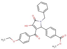 methyl 4-[1-benzyl-3-(4-ethoxybenzoyl)-4-hydroxy-5-oxo-2,5-dihydro-1H-pyrrol-2-yl]benzoate