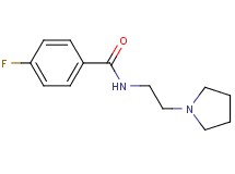 4-fluoro-N-[2-(1-pyrrolidinyl)ethyl]benzamide hydrochloride
