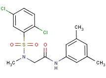 N~2~-[(2,5-dichlorophenyl)sulfonyl]-N~1~-(3,5-dimethylphenyl)-N~2~-methylglycinamide