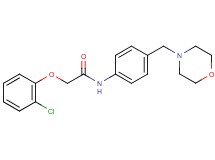 2-(2-chlorophenoxy)-N-[4-(4-morpholinylmethyl)phenyl]acetamide