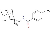 4-methyl-N-[(2-methyl-2-adamantyl)methyl]benzamide