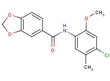N-(4-chloro-2-methoxy-5-methylphenyl)-1,3-benzodioxole-5-carboxamide