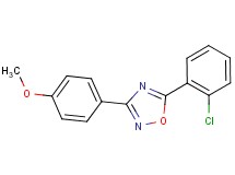 5-(2-chlorophenyl)-3-(4-methoxyphenyl)-1,2,4-oxadiazole