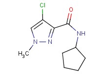 4-chloro-N-cyclopentyl-1-methyl-1H-pyrazole-3-carboxamide