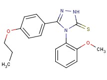 4-(2-methoxyphenyl)-5-(4-propoxyphenyl)-2,4-dihydro-3H-1,2,4-triazole-3-thione