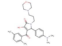 5-[4-(dimethylamino)phenyl]-4-(2,5-dimethylbenzoyl)-3-hydroxy-1-[3-(4-morpholinyl)propyl]-1,5-dihydro-2H-pyrrol-2-one