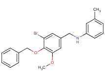 N-[4-(benzyloxy)-3-bromo-5-methoxybenzyl]-3-methylaniline