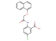 5-chloro-2-{[(1-naphthyloxy)acetyl]amino}benzoic acid