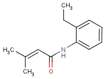 N-(2-ethylphenyl)-3-methyl-2-butenamide