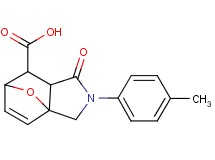 3-(4-methylphenyl)-4-oxo-10-oxa-3-azatricyclo[5.2.1.0~1,5~]dec-8-ene-6-carboxylic acid