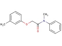 N-methyl-2-(3-methylphenoxy)-N-phenylacetamide