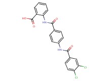 2-({4-[(3,4-dichlorobenzoyl)amino]benzoyl}amino)benzoic acid