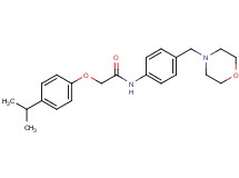 2-(4-isopropylphenoxy)-N-[4-(4-morpholinylmethyl)phenyl]acetamide