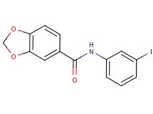 N-(3-iodophenyl)-1,3-benzodioxole-5-carboxamide