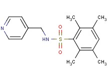 2,3,5,6-tetramethyl-N-(4-pyridinylmethyl)benzenesulfonamide