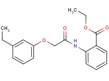 ethyl 2-{[(3-ethylphenoxy)acetyl]amino}benzoate