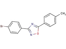 3-(4-bromophenyl)-5-(4-methylphenyl)-1,2,4-oxadiazole