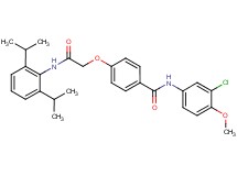 N-(3-chloro-4-methoxyphenyl)-4-{2-[(2,6-diisopropylphenyl)amino]-2-oxoethoxy}benzamide