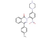 4-(4-methylphenyl)-2-[2-nitro-5-(1-piperazinyl)phenyl]-1(2H)-phthalazinone