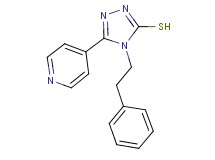 4-(2-phenylethyl)-5-(4-pyridinyl)-4H-1,2,4-triazole-3-thiol