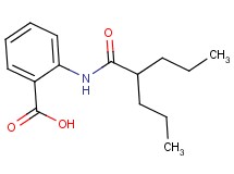 2-[(2-propylpentanoyl)amino]benzoic acid