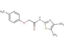 N-(4,5-dimethyl-1,3-thiazol-2-yl)-2-(4-methylphenoxy)acetamide