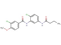 N-[5-(butyrylamino)-2-chlorophenyl]-3-chloro-4-methoxybenzamide