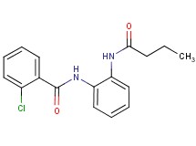 N-[2-(butyrylamino)phenyl]-2-chlorobenzamide