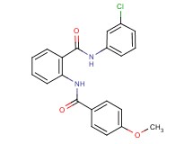 N-(3-chlorophenyl)-2-[(4-methoxybenzoyl)amino]benzamide