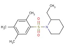 2-ethyl-1-[(2,4,5-trimethylphenyl)sulfonyl]piperidine