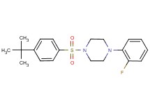 1-[(4-tert-butylphenyl)sulfonyl]-4-(2-fluorophenyl)piperazine
