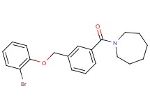 1-{3-[(2-bromophenoxy)methyl]benzoyl}azepane