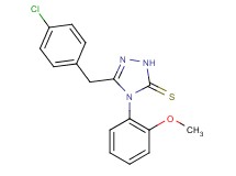 5-(4-chlorobenzyl)-4-(2-methoxyphenyl)-2,4-dihydro-3H-1,2,4-triazole-3-thione