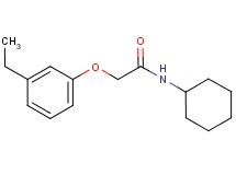 N-cyclohexyl-2-(3-ethylphenoxy)acetamide